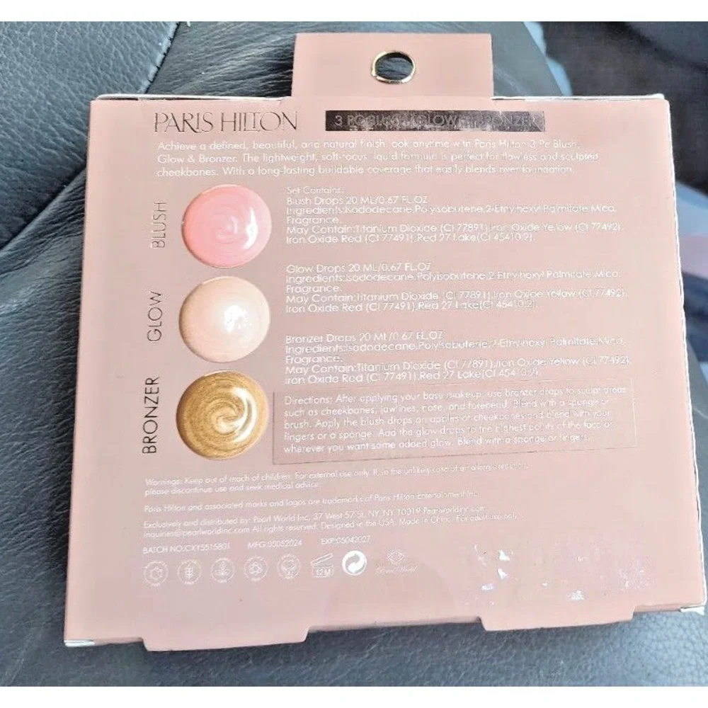 Paris Hilton Radiant Trio‎ 3 OC Blush, Glow, & Bronzer